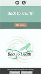 Mobile Screenshot of getbacktohealth.co.uk